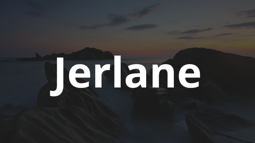 Significado do nome Jerlane