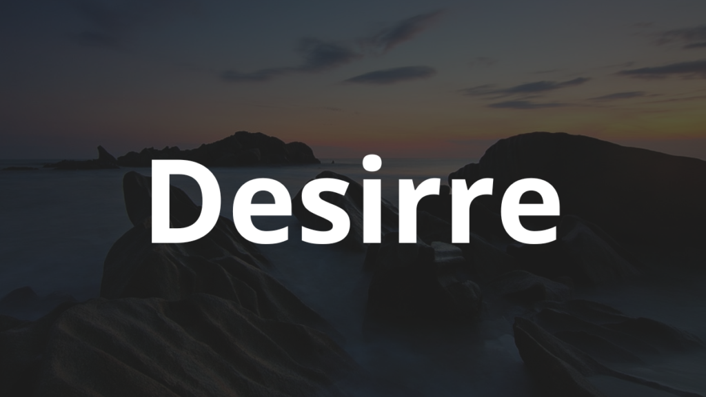 Significado do nome Desirre