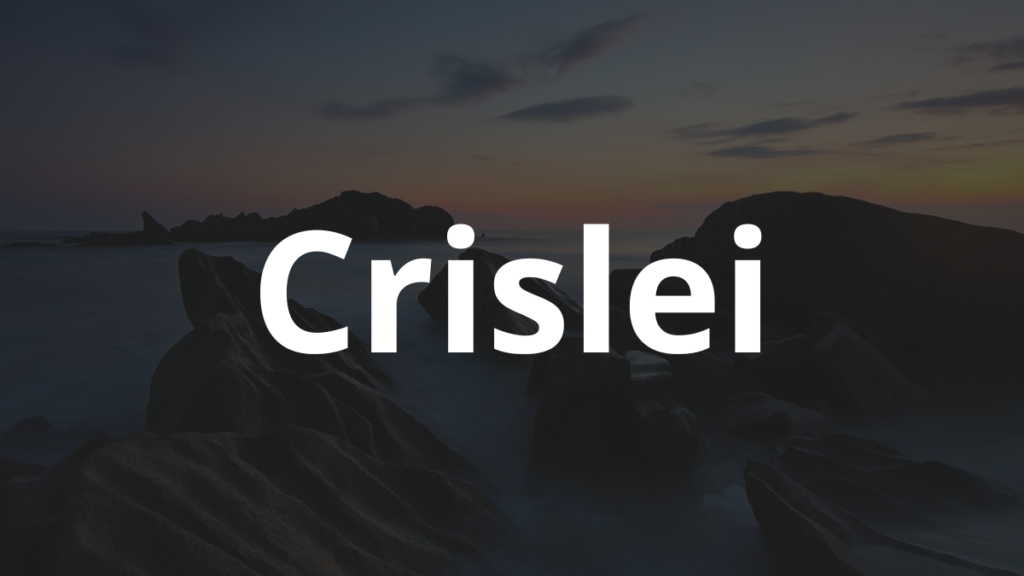 Significado do nome Crislei