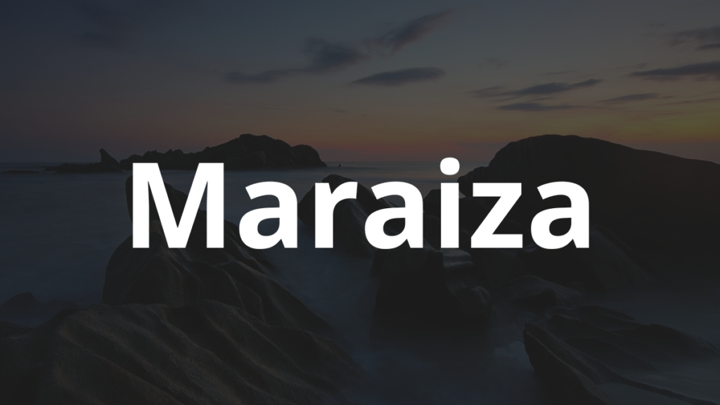 Significado do nome Maraiza: História e origem! 1 Significado do nome Maraiza