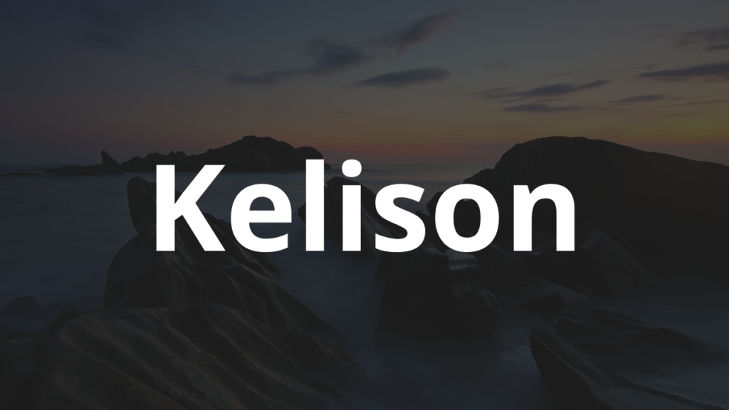 Significado do nome Kelison: História e origem! 1 Significado do nome Kelison