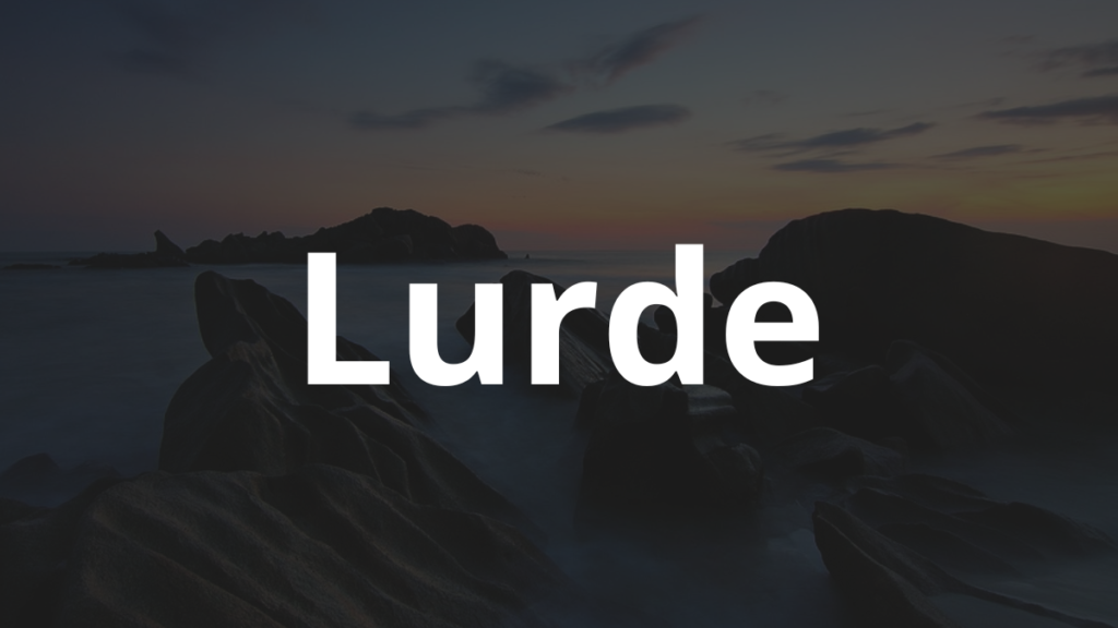Significado do nome Lurde