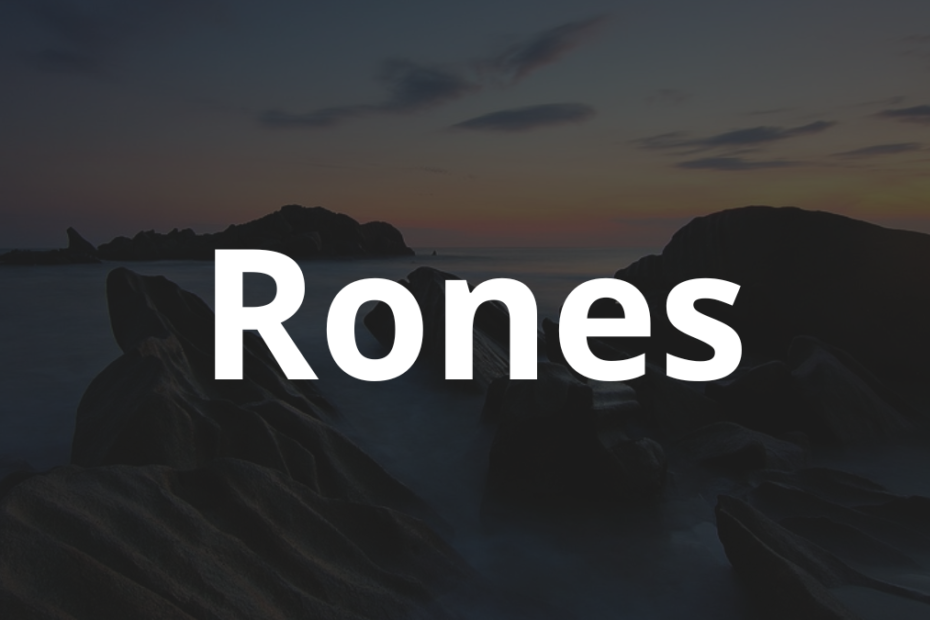 Significado do nome Rones: História e origem! 5 Significado do nome Rones