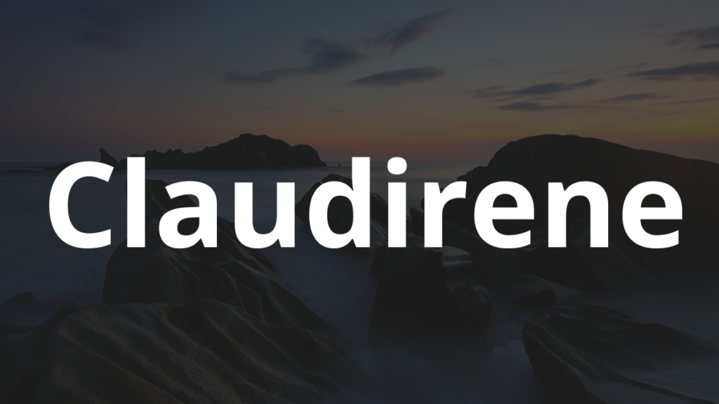 Significado do nome Claudirene