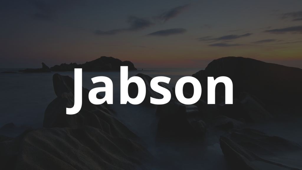 Significado do nome Jabson