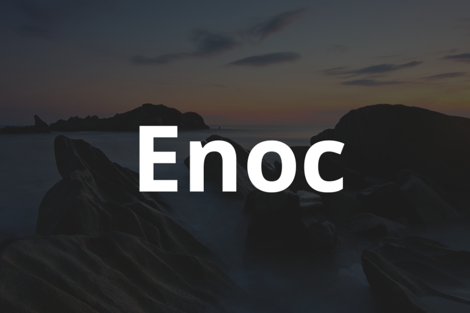 Significado do nome Enoc: História e origem! 8 Significado do nome Enoc