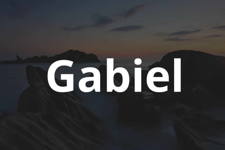 Significado do nome Gabiel: História e origem! 10 Significado do nome Gabiel