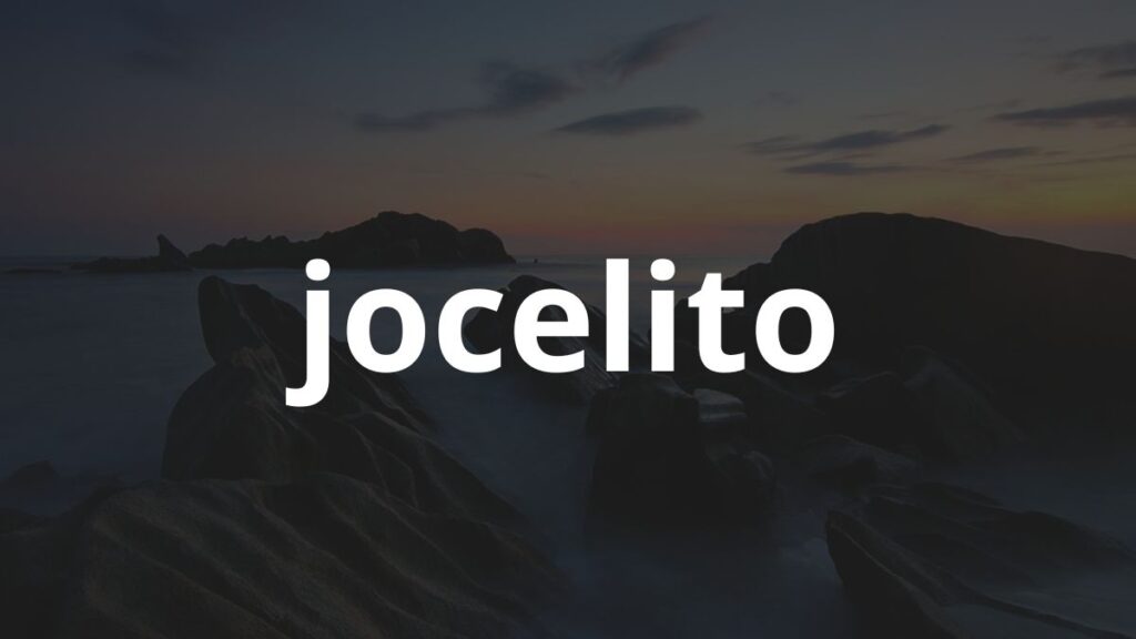 Significado do nome Jocelito: História e origem! 1 Significado do nome Jocelito: História e origem!