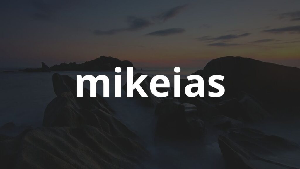 Significado do nome Mikeias: História e origem!