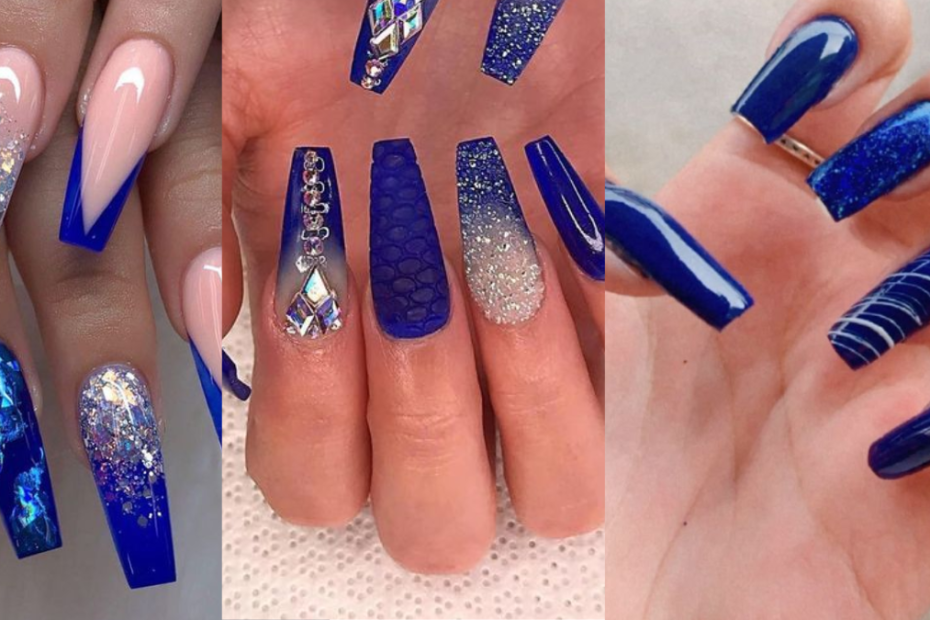 Unhas decoradas azul: Como fazer, melhores dicas e tudo sobre! 3 Unhas decoradas azul