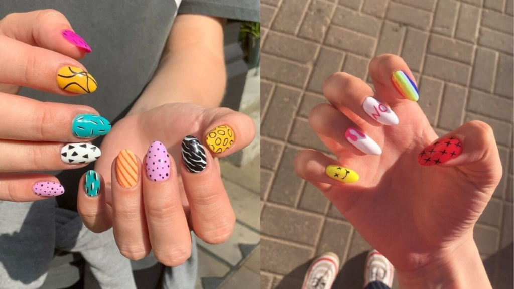 Lindas unhas coloridas