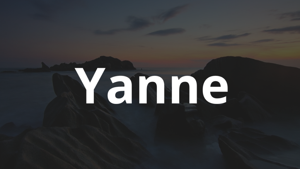 Significado do nome Yanne