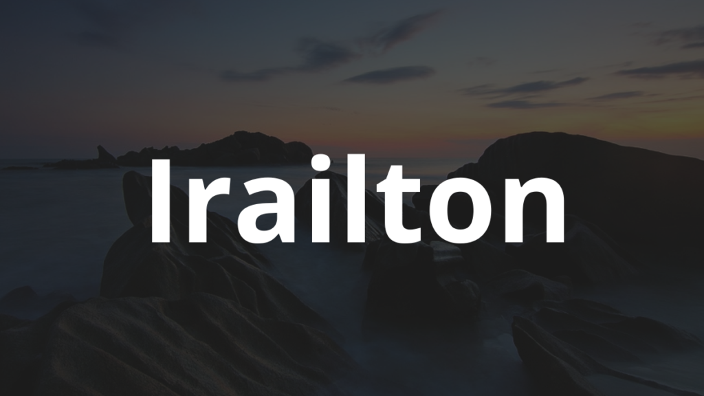 Significado do nome Irailton: História e origem! 1 Significado do nome Irailton