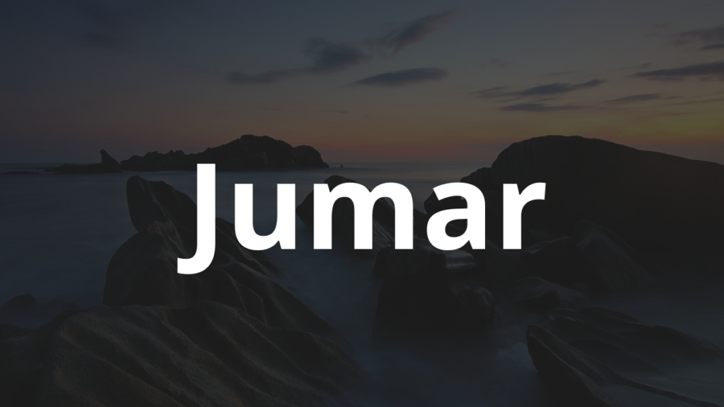 Significado do nome Jumar: História e origem! 1 Significado do nome Jumar