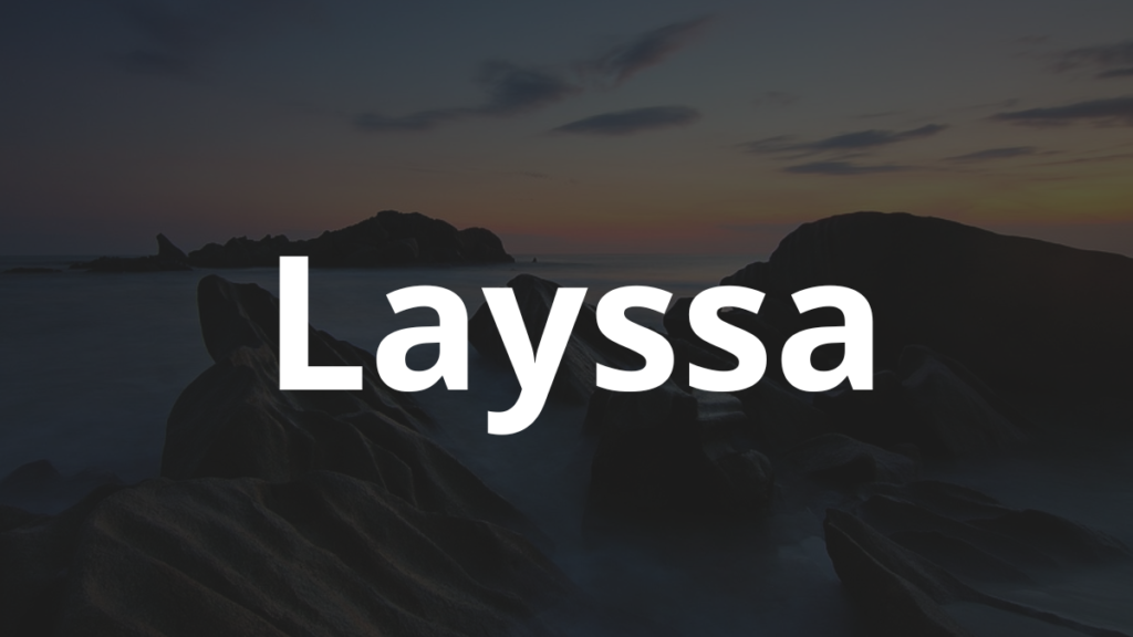 Significado do nome Layssa