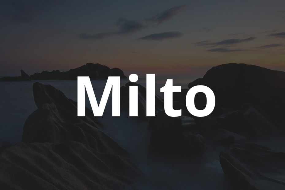 Significado do nome Milto