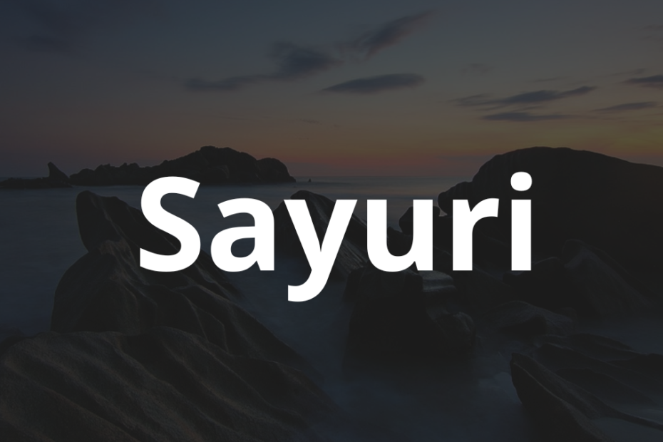 Significado do nome Sayuri: História e origem! 5 Significado do nome Sayuri