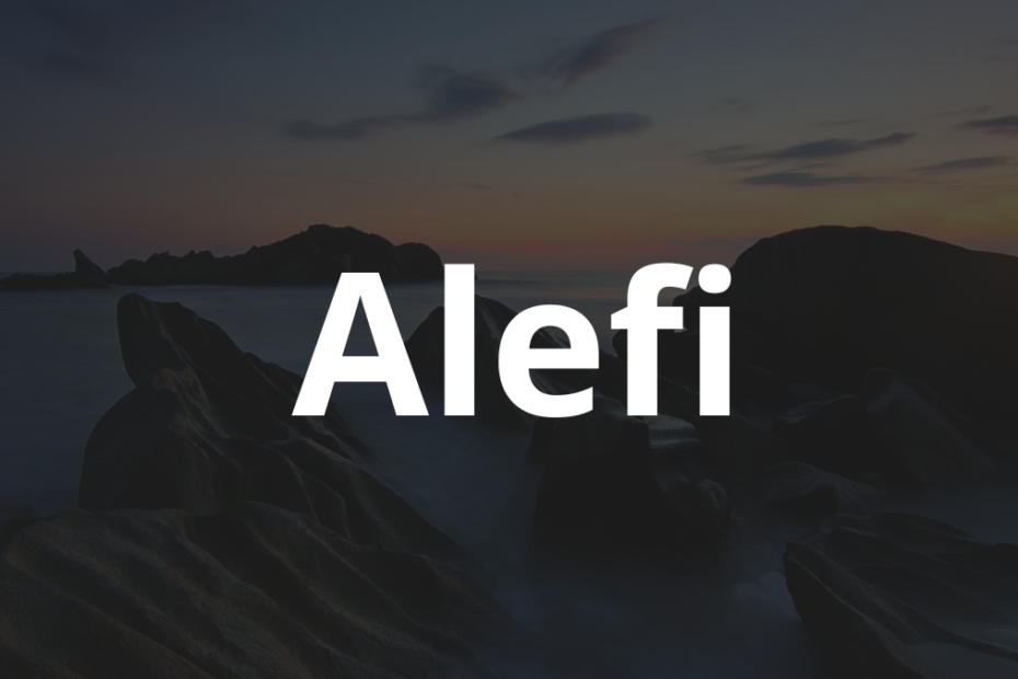 Significado do nome Alefi