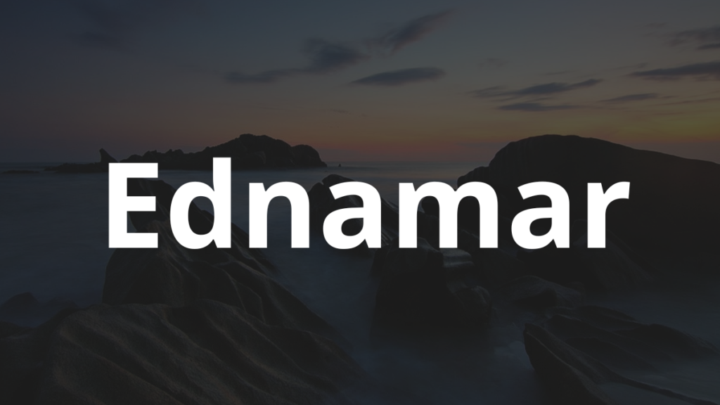 Significado do nome Ednamar