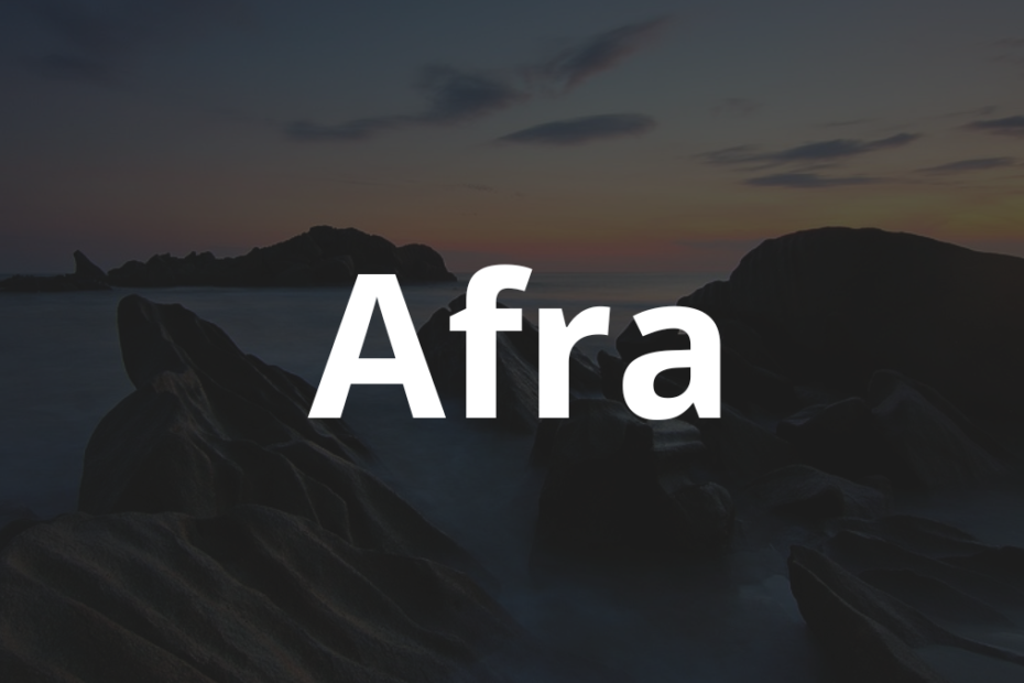 Significado do nome Afra: História e origem! 8 Significado do nome Afra