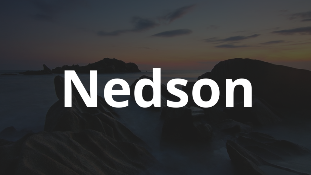 Significado do nome Nedson