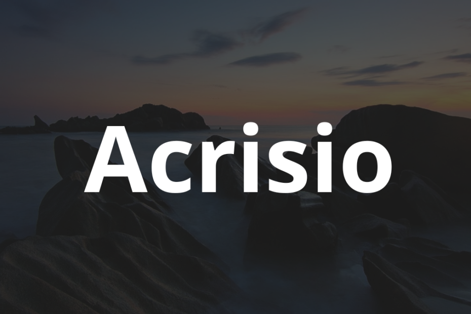 Significado do nome Acrisio: História e origem! 6 Significado do nome Acrisio