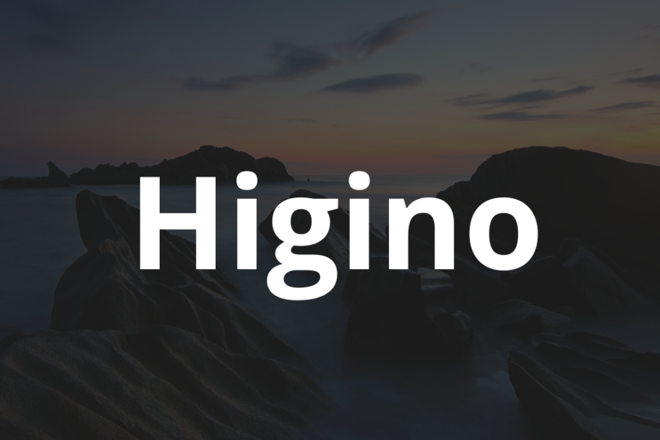 Significado do nome Higino: História e origem! 9 Significado do nome Higino