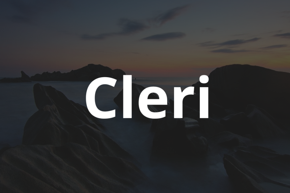 Significado do nome Cleri: História e origem! 4 Significado do nome Cleri