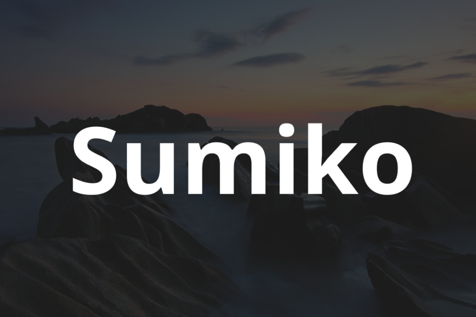 Significado do nome Sumiko: História e origem! 5 Significado do nome Sumiko