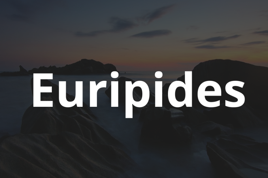 Significado do nome Euripides: História e origem! 11 Significado do nome Euripides