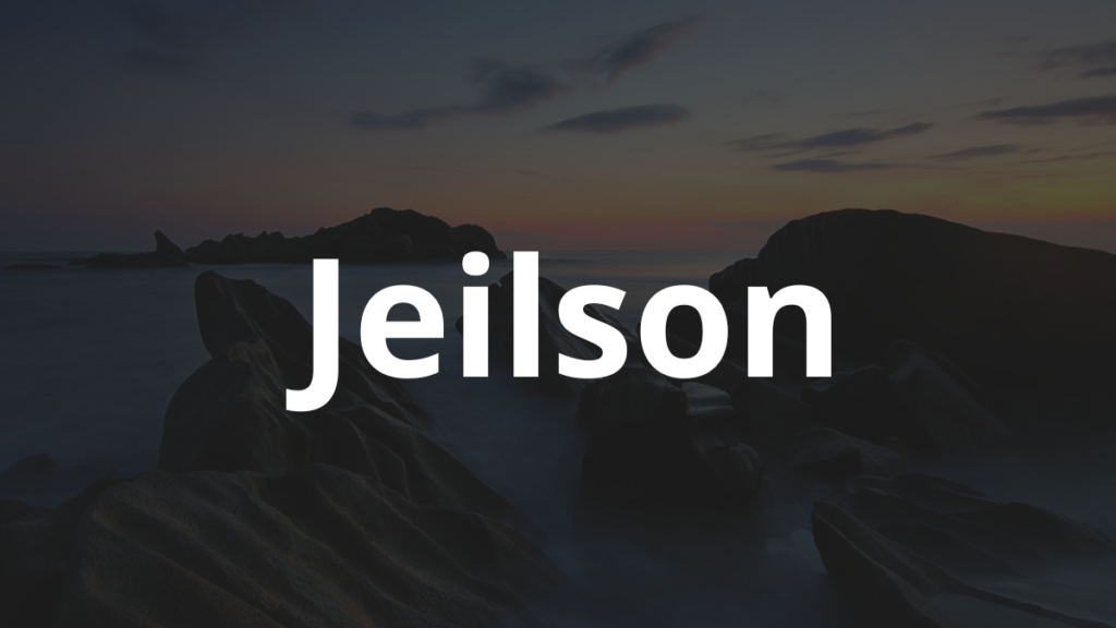 Significado do nome Jeilson: História e origem! 1 Significado do nome Jeilson