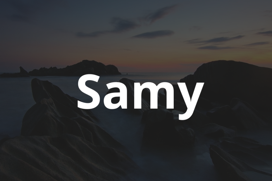 Significado do nome Samy: História e origem! 9 Significado do nome Samy