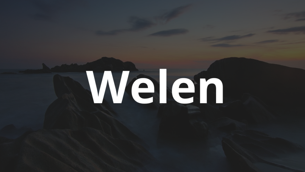 Significado do nome Welen