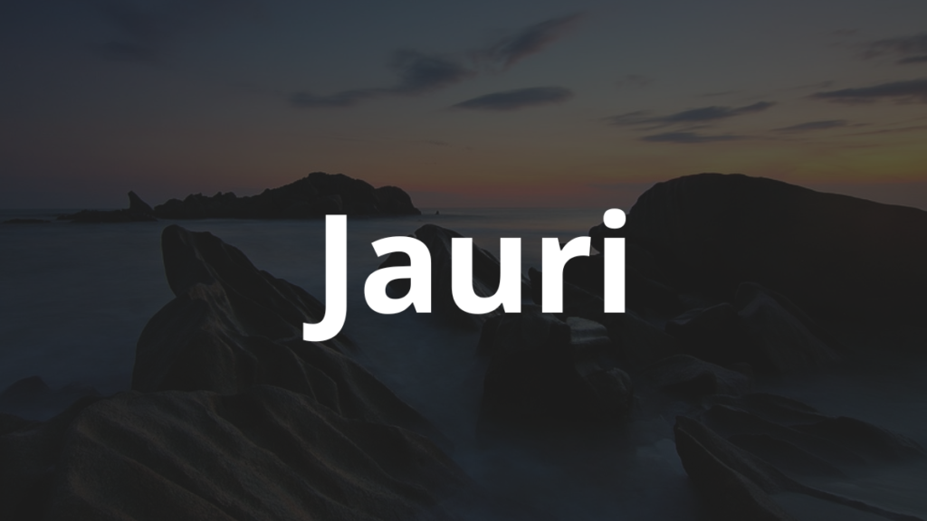 Significado do nome Jauri