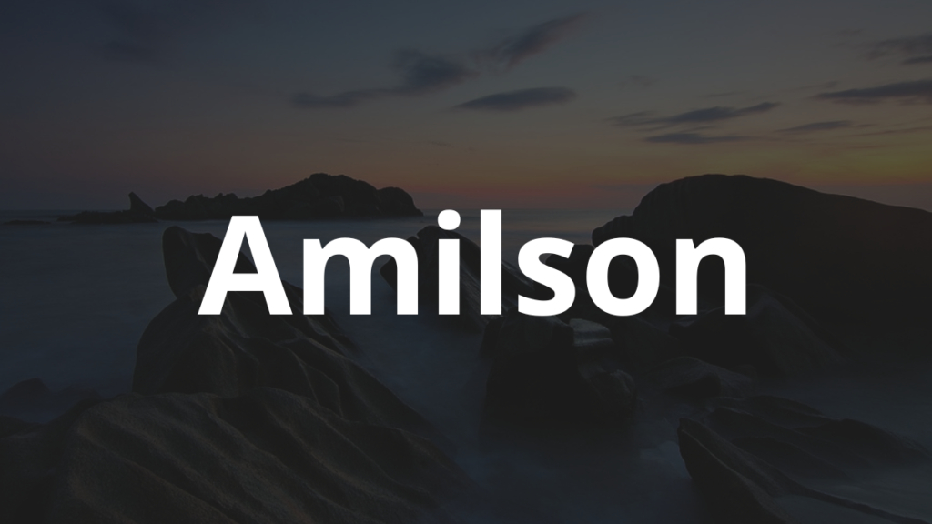 Significado do nome Amilson