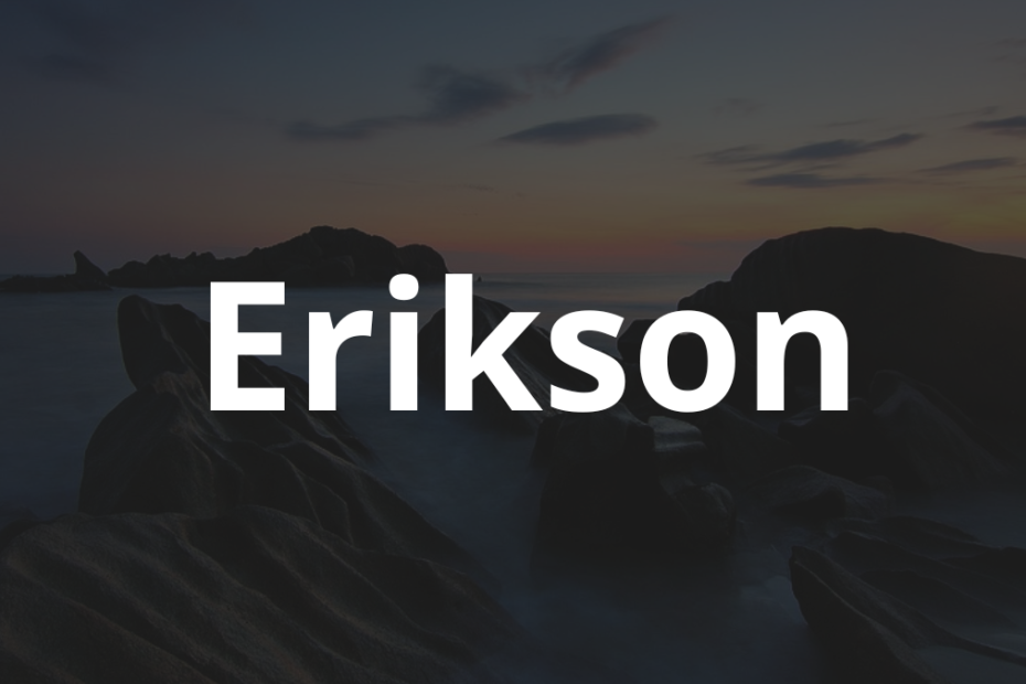 Significado do nome Erikson: História e origem! 8 Significado do nome Erikson