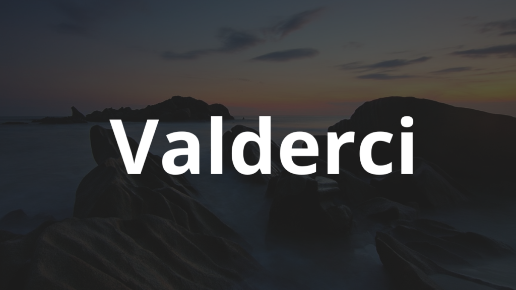 Significado do nome Valderci