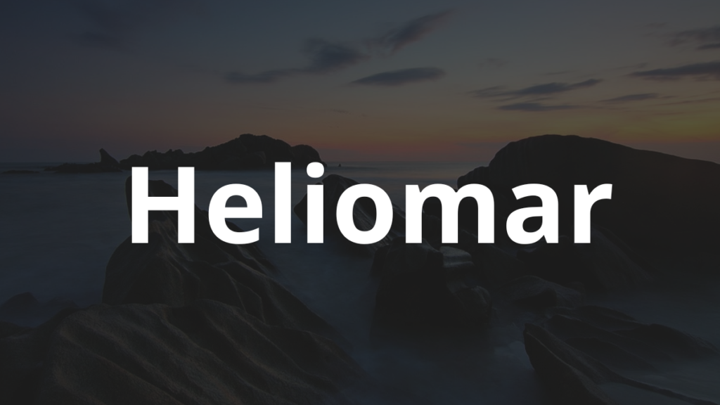 Significado do nome Heliomar: História e origem! 1 Significado do nome Heliomar