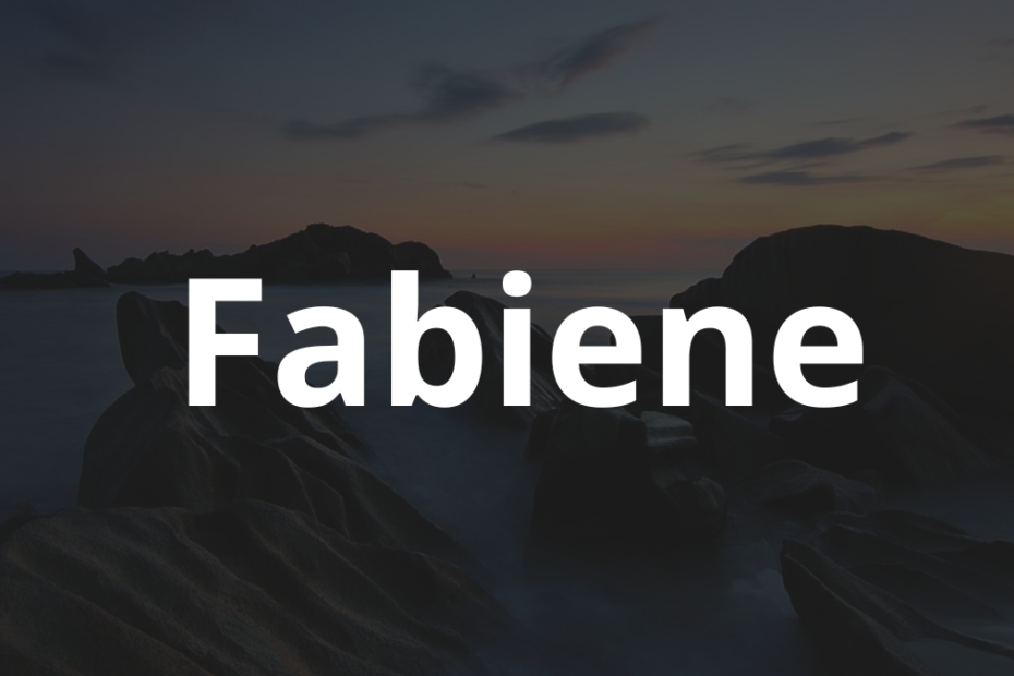Significado do nome Fabiene: História e origem! 1 Significado do nome Fabiene