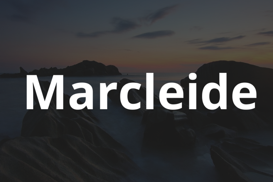 Significado do nome Marcleide