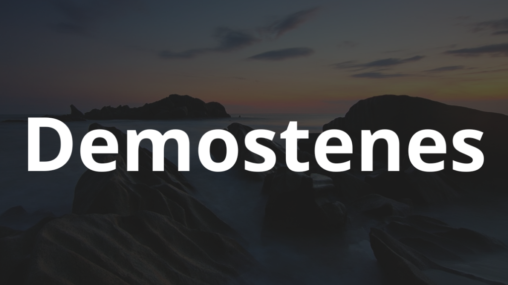 Significado do nome Demostenes: História e origem! 1 Significado do nome Demostenes