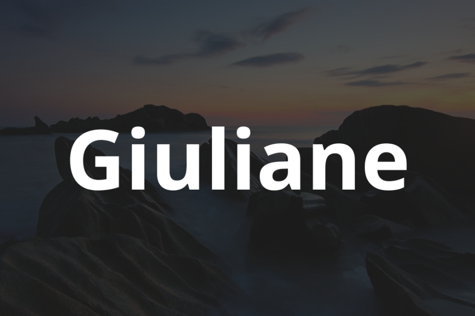Significado do nome Giuliane: História e origem! 5 Significado do nome Giuliane