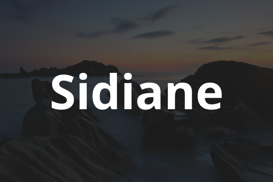 Significado do nome Sidiane: História e origem! 2 Significado do nome Sidiane