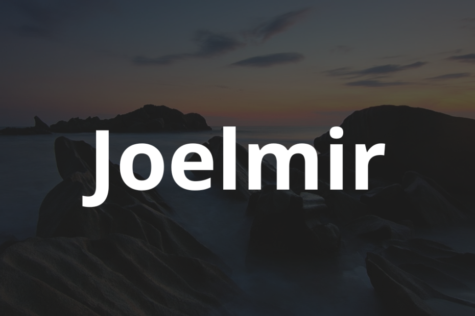 Significado do nome Joelmir