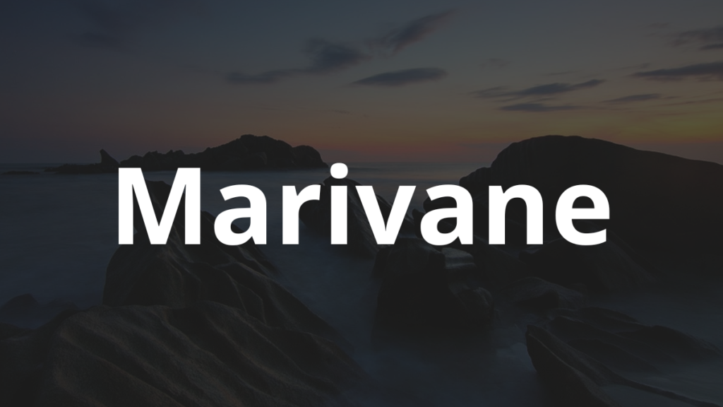 Significado do nome Marivane: História e origem! 1 Significado do nome Marivane