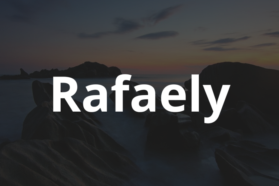 Significado do nome Rafaely: História e origem! 11 Significado do nome Rafaely
