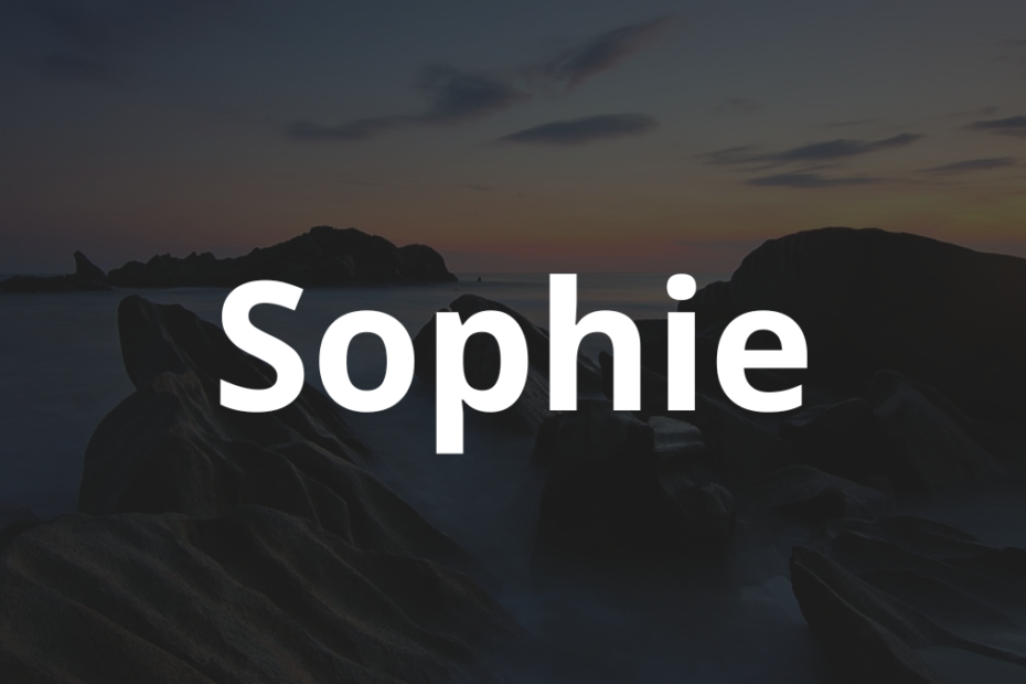 Significado do nome Sophie: História e origem! 7 Significado do nome Sophie