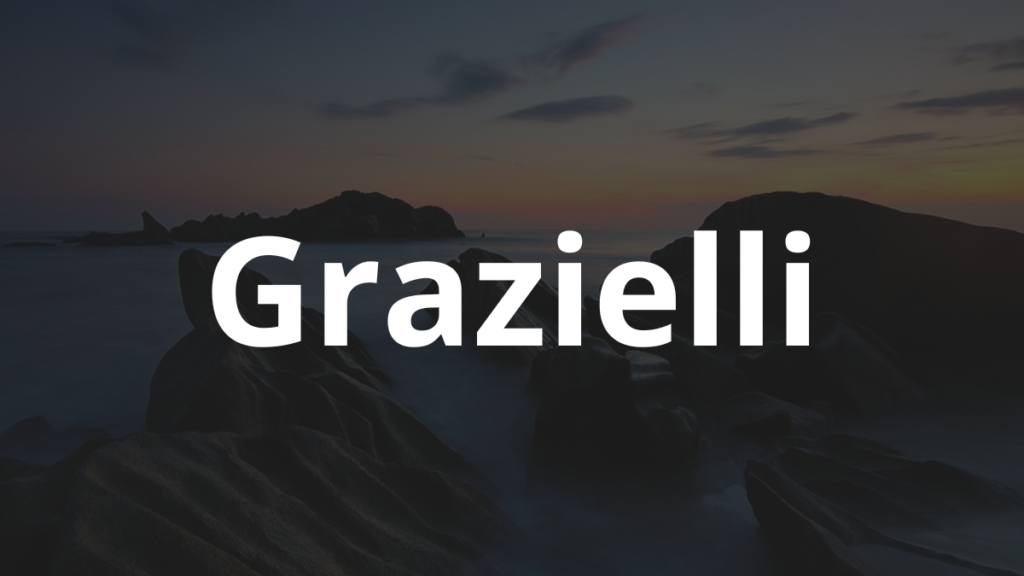 Significado do nome Grazielli