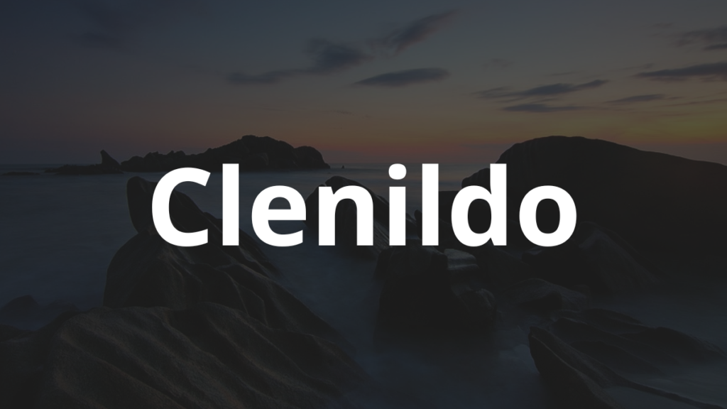 Significado do nome Clenildo