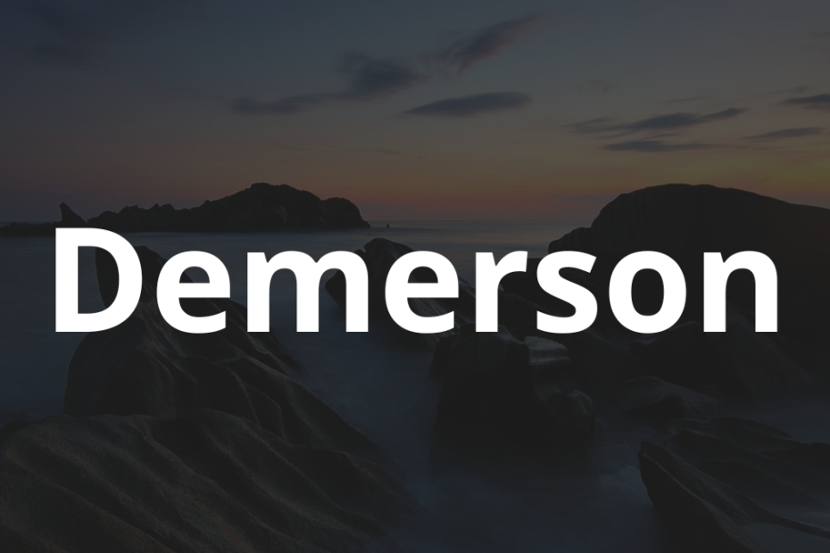 Significado do nome Demerson: História e origem! 9 Significado do nome Demerson